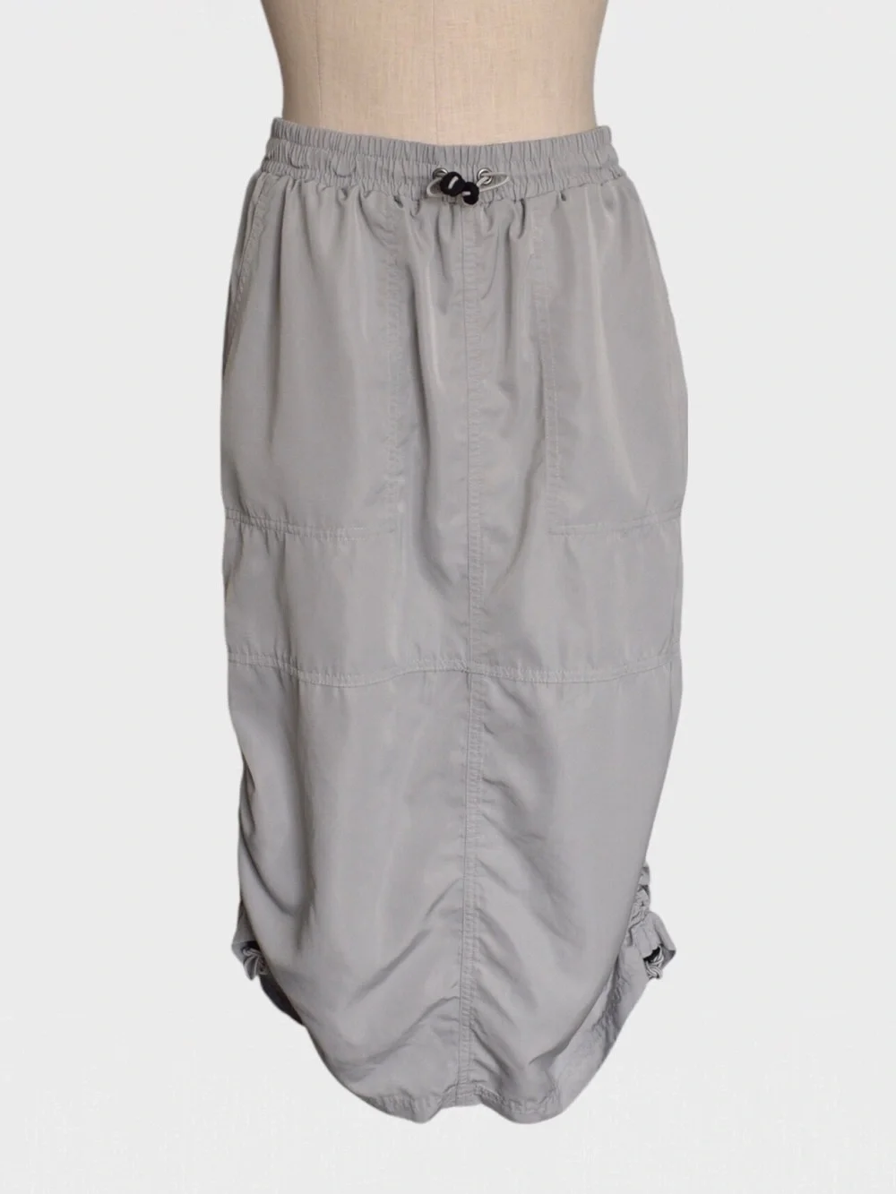 Wild Fable Parachute Cargo Drawstring Ruched Skirt
